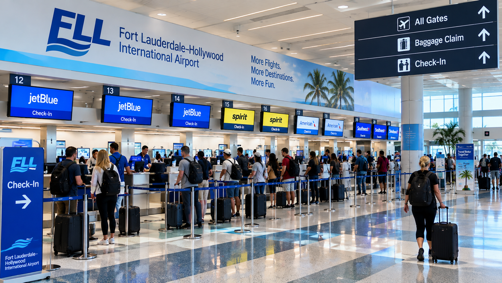 Fort Lauderdale–Hollywood International Airport (FLL) Check-in